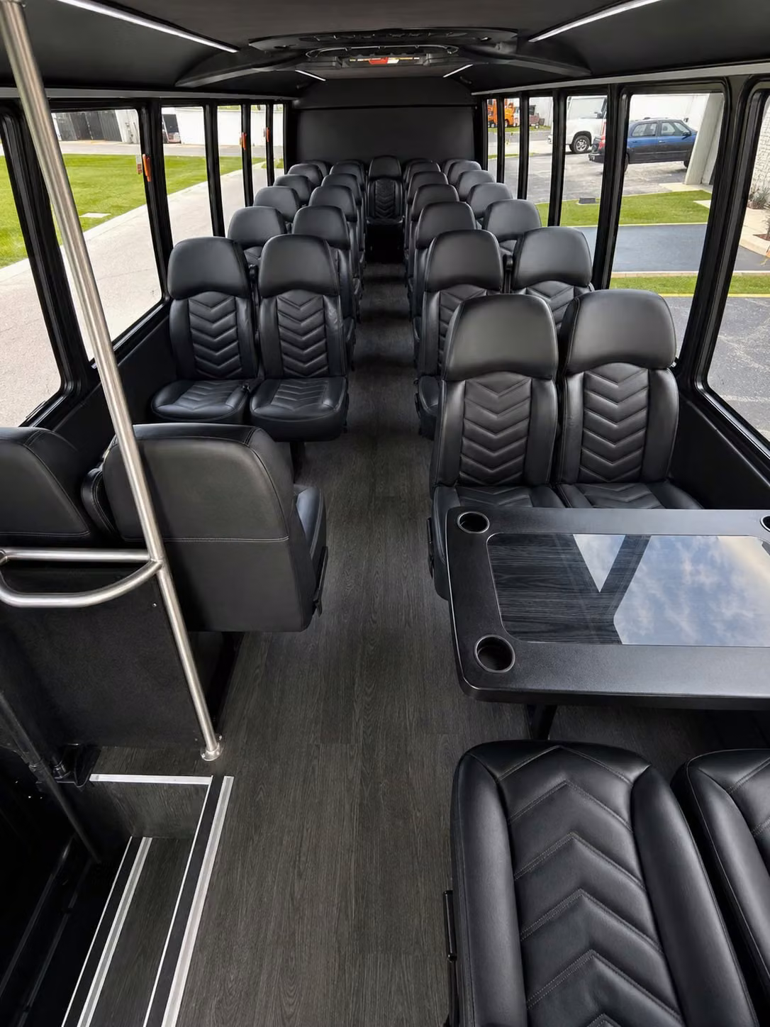 20 passenger minibus inside