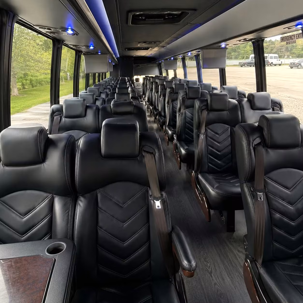 25 passenger minibus interior