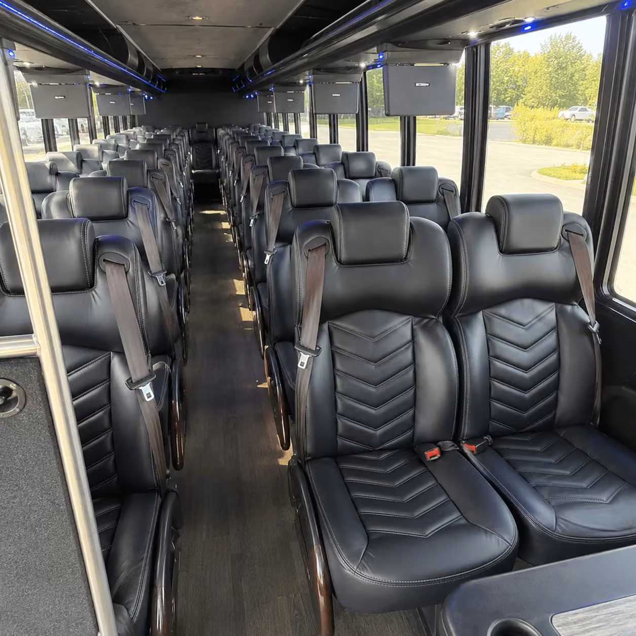 28 passenger minibus inside