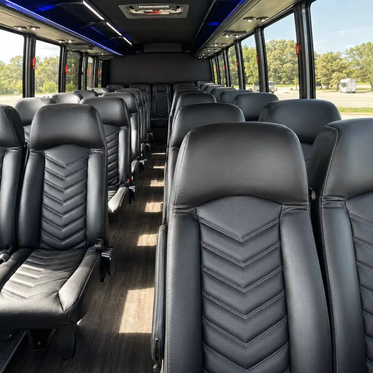 30 passenger minibus interior