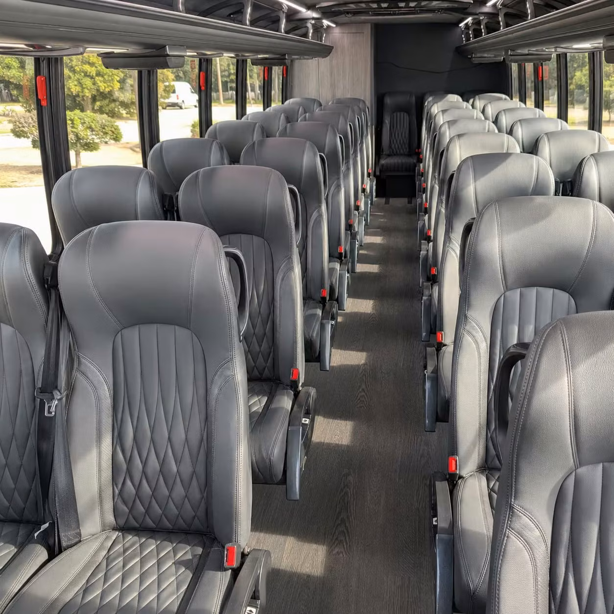 35 passenger minibus interior