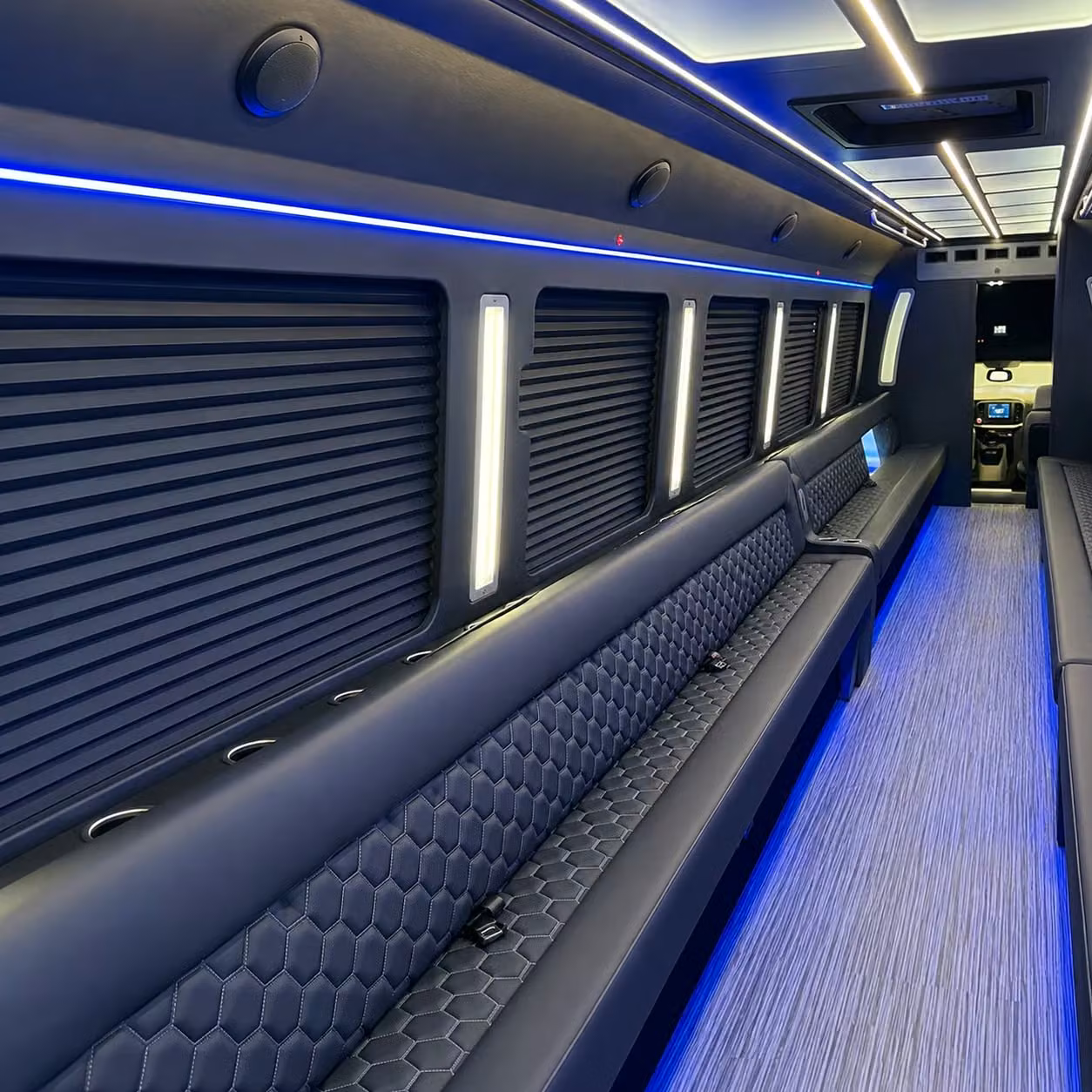 party bus interior