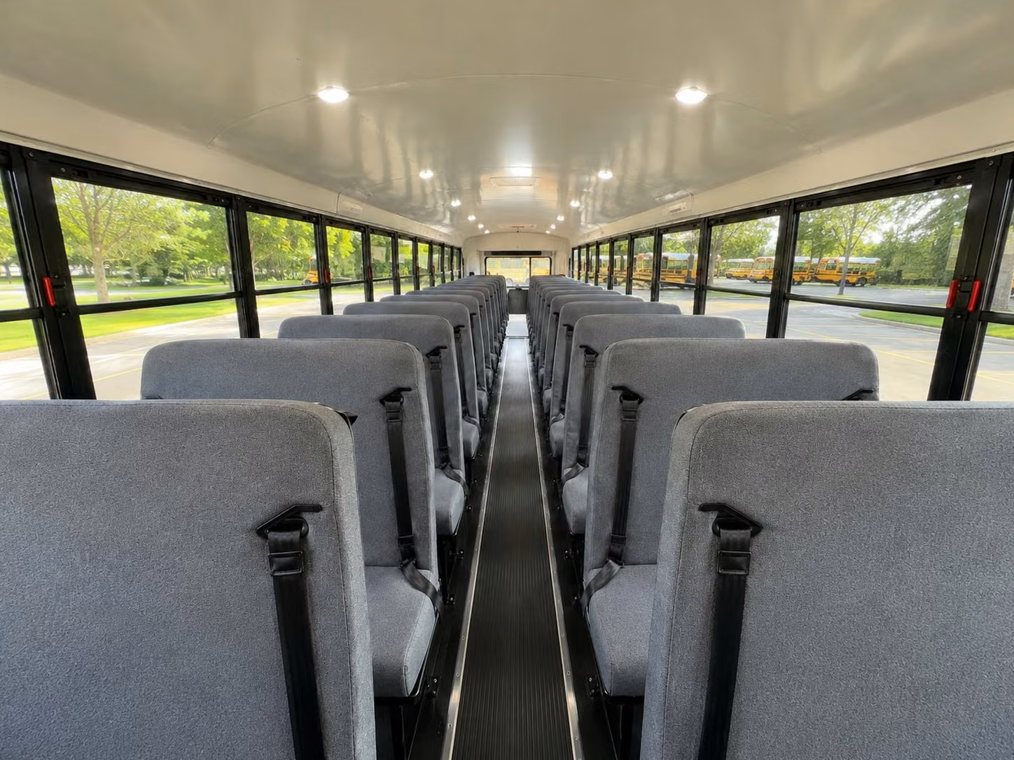 school bus interior