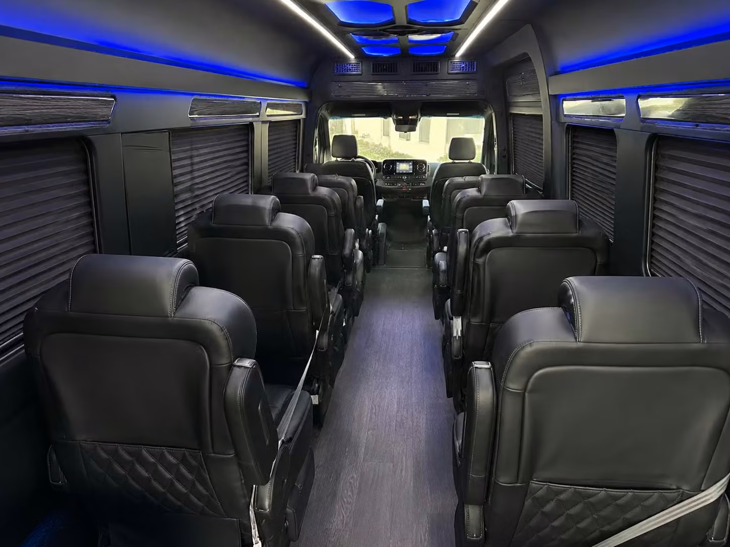 sprinter van with driver interior